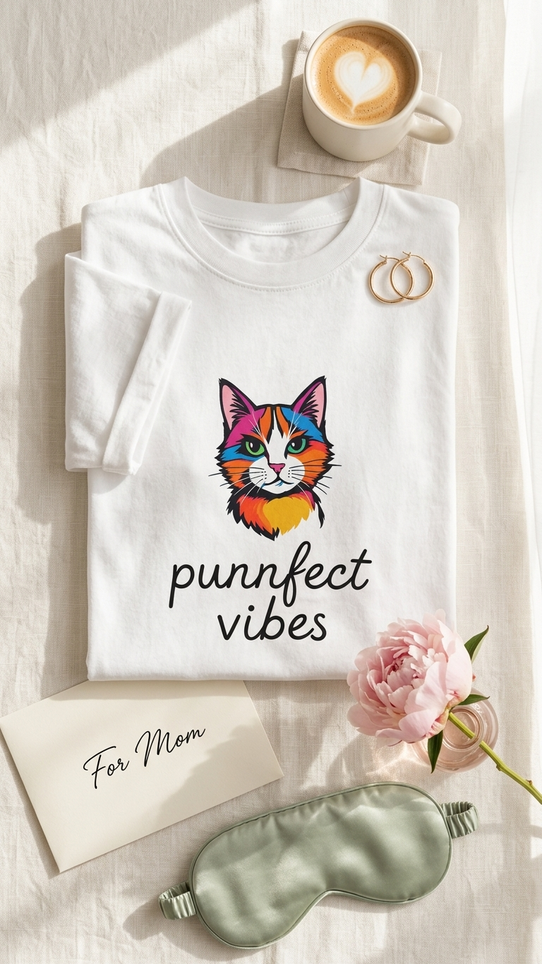 Purrfect Vibes Relaxed Fit Tee