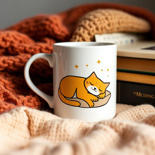 Lazy Cat Mug en céramique